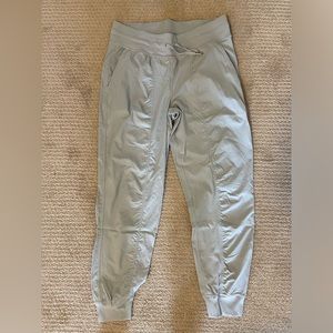 EUC lululemon dance studio mid-rise jogger size 10 light grey
